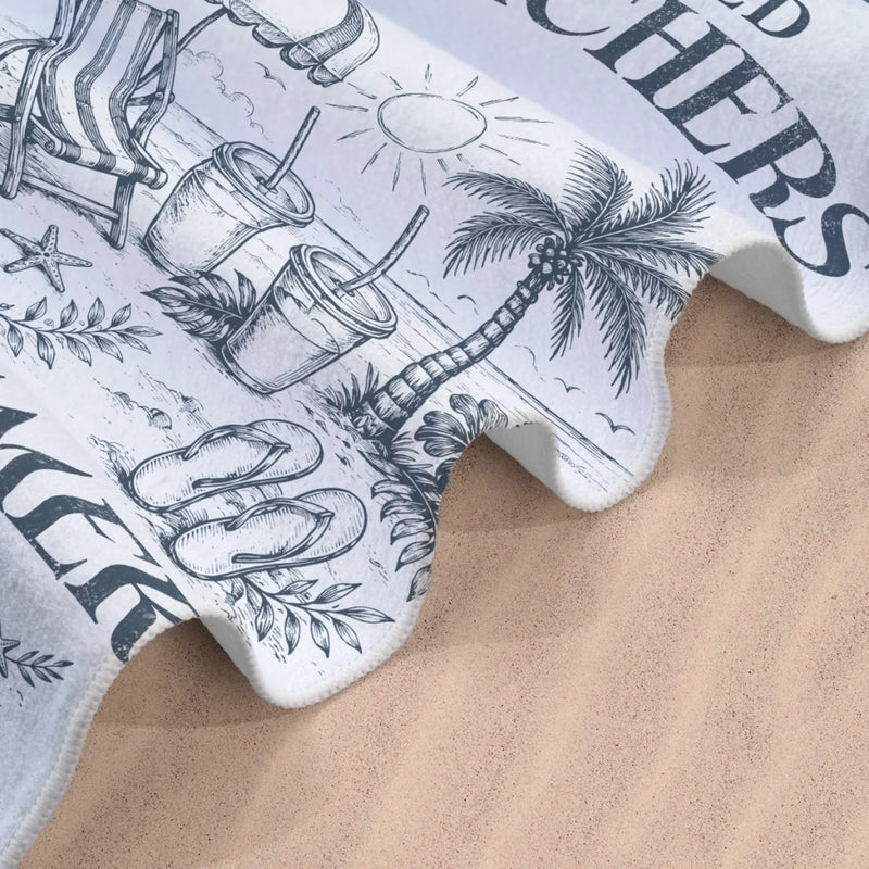 Custom Beach Towel - Personalized Summer Vacation And Travel Gifts For Teachers - Catch Me Not Lesson Planning