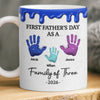 Custom 3D Inflated Effect Printed Mug - Personalized Father's Day Birthday Gifts For Mom, Dad, Kids - Family Makes Everything Better