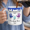 Custom 3D Inflated Effect Printed Mug - Personalized Father's Day Birthday Gifts For Mom, Dad, Kids - Family Makes Everything Better