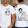 Custom Photo T-shirt - Personalized Father's Day, Baby Shower, Gender Reveal Gifts For New Moms, New Dads, New Parents - The Dad Era Begins