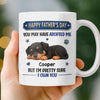 Custom 3D Inflated Effect Printed Mug - Personalized Father's Day Gifts For Dog Cat Lovers, Dog Dad And Mom, Cat Owners - Pawrenthood Has No Escape