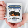 Custom 3D Inflated Effect Printed Mug - Personalized Father's Day Gifts For Dog Cat Lovers, Dog Dad And Mom, Cat Owners - Pawrenthood Has No Escape