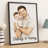 Custom Photo Vertical Poster - Personalized Father's Day Birthday Gifts For Dad, Grandpa - Always Proud To Call You Dad