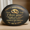 Custom Printed Rock - Personalized Anniversary Wedding Gifts For Husband And Wife, Him And Her - Still Rocking This Love Story