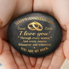 Custom Printed Rock - Personalized Anniversary Wedding Gifts For Husband And Wife, Him And Her - Still Rocking This Love Story