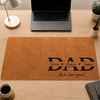 Custom Desk Mat -  Personalized Father's Day Birthday Gifts For Dad, Grandpa - Dad Mode Always Active