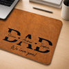 Custom Desk Mat -  Personalized Father's Day Birthday Gifts For Dad, Grandpa - Dad Mode Always Active