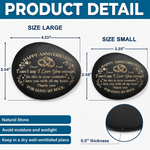 Custom Printed Rock - Personalized Anniversary Wedding Gifts For Husband And Wife, Him And Her - Love You More Every Anniversary