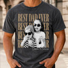 Custom Photo Washed Cotton T-shirt - Personalized Father's Day Birthday Gifts For Dad, Grandpa - Dad Makes Every Moment Better