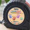 Custom Tape Measure - Personalized Father's Day Birthday Gifts For Dad, Grandpa - Dad Always Keeps Us Strong