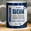 Custom 3D Inflated Effect Printed Mug - Personalized Father's Day Gifts For Son - You Make Me Proud