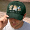 Custom Photo Vintage Washed Denim Baseball Cap - Personalized Father's Day Gifts For Dad, Grandpa - Thank You For Everything Dad