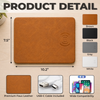 Custom Photo Charging Mat - Personalized Father's Day Birthday Gifts For Dad, Grandpa - Dad’s Love Never Misses