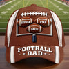 Custom Hat, All Over Print Classic Cap - Personalized Father's Day Birthday American Football Gifts For Dad, Grandpa, Football Lovers, Sports Fans, Sports Lovers - Weekend Game Day Energy