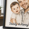 Custom Photo Vertical Poster - Personalized Father's Day Birthday Gifts For Dad, Grandpa - Always Proud To Call You Dad