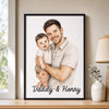 Custom Photo Vertical Poster - Personalized Father's Day Birthday Gifts For Dad, Grandpa - Always Proud To Call You Dad