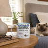 Custom 3D Inflated Effect Printed Mug - Personalized Father's Day Gifts For Dog Cat Lovers, Dog Dad And Mom, Cat Owners - Best Dad, Tough Job