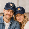 Custom Photo Vintage Washed Denim Baseball Cap - Personalized Mother's Day, Father's Day Gifts For Mom, Grandma, Dad, Grandpa - Together We Have It All