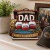 Custom 2-Layered Wooden Plaque - Personalized Father's Day Fishing Gifts For Fisherman, Dad, Grandpa - Gone Fishing See You Later