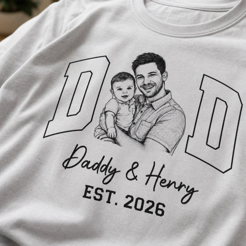 Custom Photo Unisex T-shirt, Premium T-shirt, Hoodie - Personalized Mother's Day, Father's Day Gifts For Mom, Grandma, Dad, Grandpa - Built On Love And Laughter