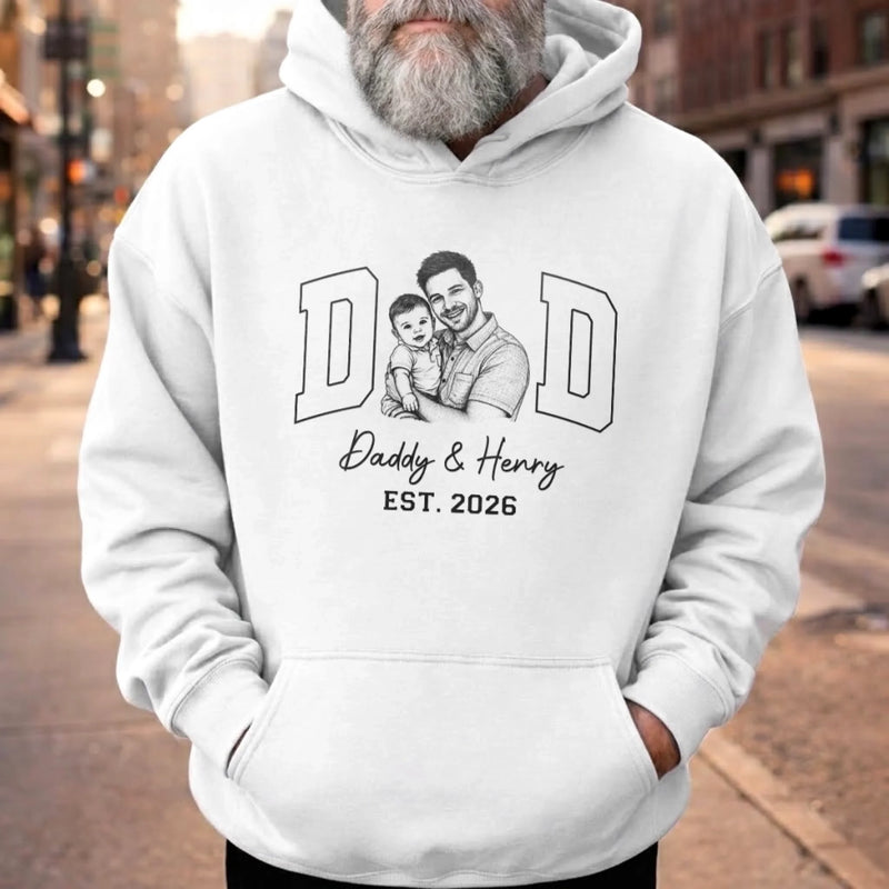 Custom Photo Unisex T-shirt, Premium T-shirt, Hoodie - Personalized Mother's Day, Father's Day Gifts For Mom, Grandma, Dad, Grandpa - Built On Love And Laughter