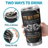 Custom Tumbler - Personalized Father's Day Birthday Gifts For Son - Son You Make Life Beautiful