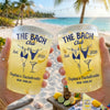 Custom Party Cups - Personalized Summer Vacation And Travel Gifts For Best Friends, Family - Palm Trees, Ocean Breeze