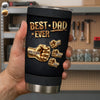 Custom 3D Inflated Effect Printed Tumbler - Personalized Father's Day Birthday Gifts For Dad, Grandpa - A Dad Like You Is Rare