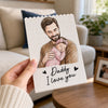 Custom Photo Vertical Rectangle Shaped Building Brick Blocks - Personalized Father's Day Birthday Gifts For Dad, Grandpa - Strong Roots Strong Family