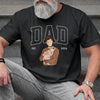 Custom Photo T-shirt, Hoodie - Personalized Father's Day Birthday Gifts For Dad, Grandpa - Dad Is The Heart Of Home