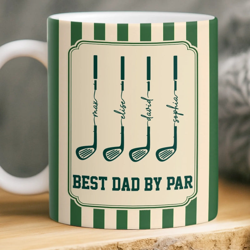 Custom 3D Inflated Effect Printed Mug - Personalized Father's Day Birthday Golf Gifts For Dad, Grandpa - Winning Like a Legend