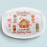 Custom Name Christmas Cookie Gifts for Grandma - Personalized Platter