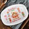Grandma's Cookie Tasting Crew - Family Personalized Custom Platter - Christmas Gift For Mom, Grandma