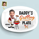 Custom Photo Grilling Gifts for Dads - Personalized Platter