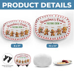 Custom Name Christmas Cookie Tasting Gifts for Grandma - Personalized Platter