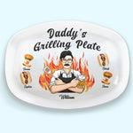 Custom Name Grilling Gifts for Dad - Personalized Platter