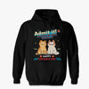Custom Unisex T-shirt, Premium T-shirt, Hoodie - Personalized Father's Day Gifts For Cat Lovers, Cat Mom And Dad - Cat Hair, Don’t Care
