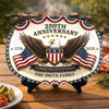 Custom Platter - Personalized America 250th Anniversary Gifts For Mom, Dad, Brother, Sister, Kids - Liberty Laughter Love
