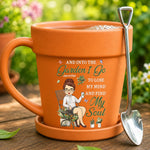 Custom Name Gardening Gifts for Women - Personalized Plant Pot Mug