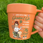 Custom Name Gardening Gifts for Women - Personalized Plant Pot Mug