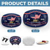 Custom Platter - Personalized America 250th Anniversary Gifts For Mom, Dad, Brother, Sister, Kids - Proud Hearts Proud Nation