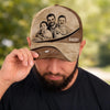 Custom Photo Cap - Personalized Father's Day Birthday Gifts For Dad, Grandpa - Family First Always