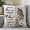 Custom Photo Four Paws, One Heart - Memorial Personalized Custom Pillow - Sympathy Gift For Pet Owners, Pet Lovers