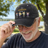 Custom Cap - Personalized Father's Day Gifts For Dad, Grandpa - Built Tough Raised Better