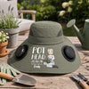 Custom Hat With Fans Solar Power - Personalized Garden Gifts For Gardeners - Crazy Plant Lady Vibes
