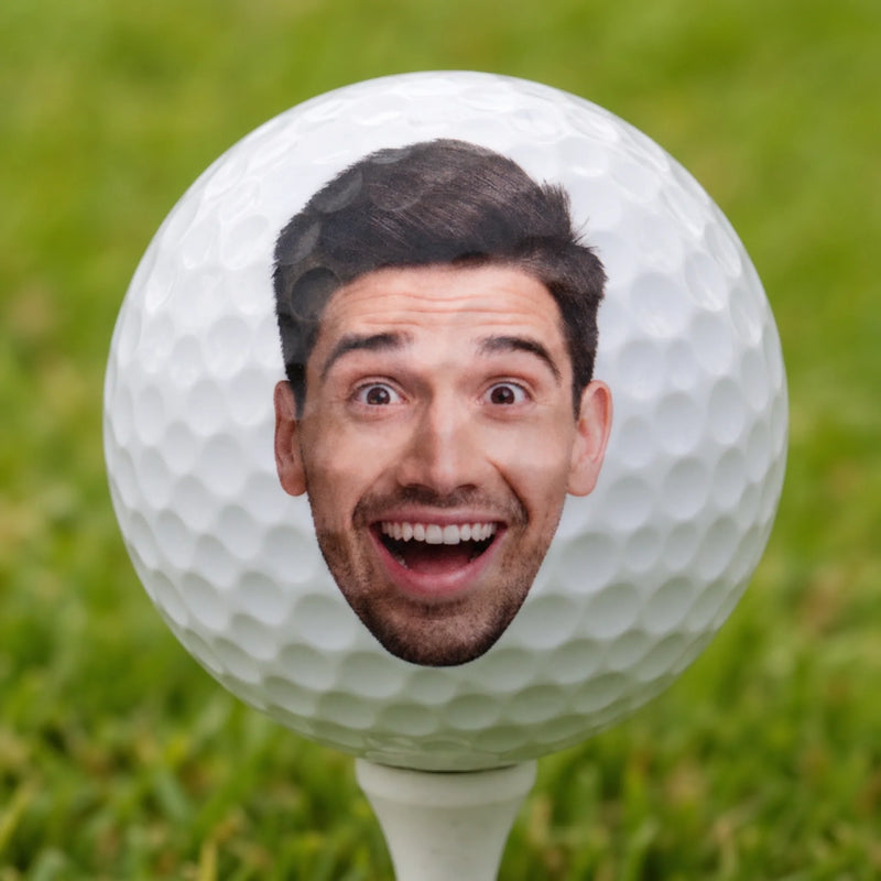 Custom Photo Funny Golf Gifts for Men - Personalized Golf Ball