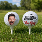 Custom Photo Funny Golf Gifts for Men - Personalized Golf Ball
