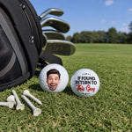 Custom Photo Funny Golf Gifts for Men - Personalized Golf Ball