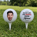 Custom Photo Funny Golf Gifts for Men - Personalized Golf Ball