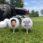 Custom Photo Funny Golf Gifts for Men - Personalized Golf Ball